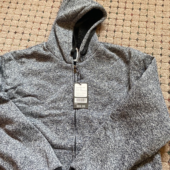 HAN TON Mens Size 2XL Winter/Spring Hoodie Sweatshirt Coat Jacket Warm Outwear - Picture 2 of 8